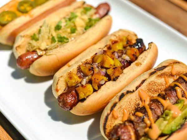 Grilled Chicken Hot Dog